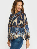 2-Biz - 2-biz bluse - MIRI - blå/brun