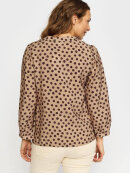 2-Biz - 2-biz bluse - MARIT - brun/dot