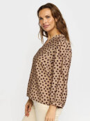 2-biz bluse - MARIT - brun/dot - Dame - Bluser - 2-Biz 2-biz bluse - MARIT - brun/dot - Dame - Bluser - 2-Biz