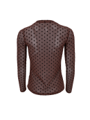 Black Colour - Black Colour Bluse - Brun m.Dot