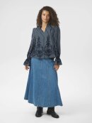 Neo Noir - Neo Noir Bluse - Blå strib Neo Noir - Neo Noir Bluse - Blå strib