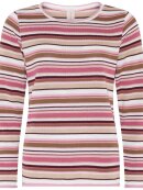 Skovhuus strik - stribet pink/sand - Lækre striktrøjer til kvinder - Skovhuus Skovhuus strik - stribet pink/sand - Lækre striktrøjer til kvinder - Skovhuus