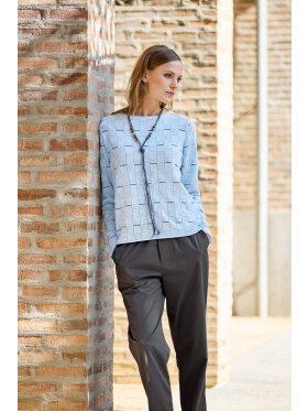 Skovhuus - Skovhuus strik - lyseblå