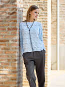 Skovhuus strik - lyseblå - Lækre striktrøjer til kvinder - Skovhuus