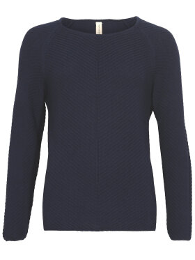 Skovhuus strik - marine - Lækre striktrøjer til kvinder - Skovhuus