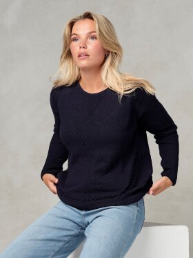 Skovhuus - Skovhuus strik - marine