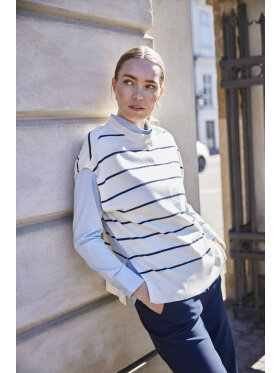 Fransa Vest - hvid/navy - Dame - Veste - FRANSA