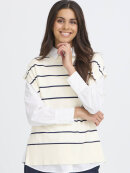 Fransa Vest - hvid/navy - Dame - Veste - FRANSA