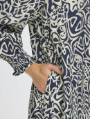 Fransa Kjole - off/navy - Mellemlange kjoler - FRANSA