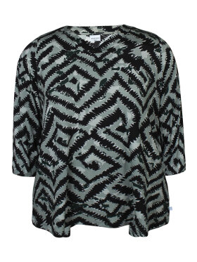 Zhenzi - Zhenzi bluse - grøn mix