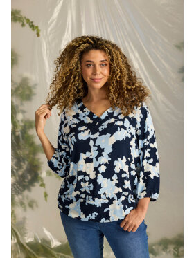 Zhenzi - Zhenzi bluse - blå mix