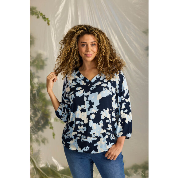 Zhenzi - Zhenzi bluse - blå mix