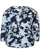 Zhenzi bluse - blå mix - Overdele til Plus size - Zhenzi