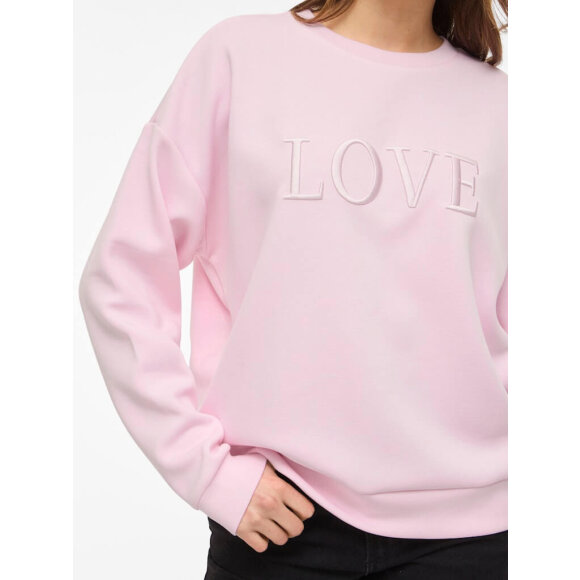 Vila Sweatshirt - lyserød - Dame - Sweatshirts - VILA