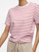VILA - Vila T-shirt - hvid/rød