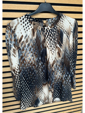 In Front Bluse - Brun - Dame - Bluser - IN FRONT