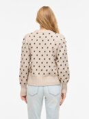 VILA - Vila Strik creme/dot