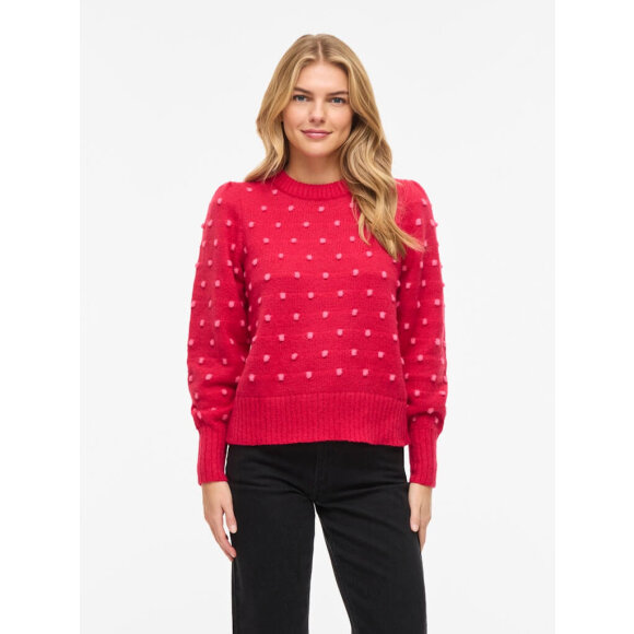 VILA - Vila strik Rød/dot