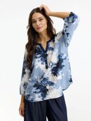 In Front Bluse - Blå stribet - Dame - Bluser - IN FRONT