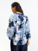 In Front Bluse - Blå stribet - Dame - Bluser - IN FRONT