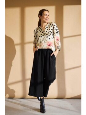 IN FRONT - In Front Bluse - cream/prikker 