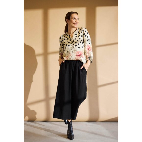 IN FRONT - In Front Bluse - cream/prikker 