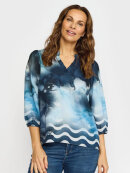 2-Biz - 2-Biz bluse - blå mix