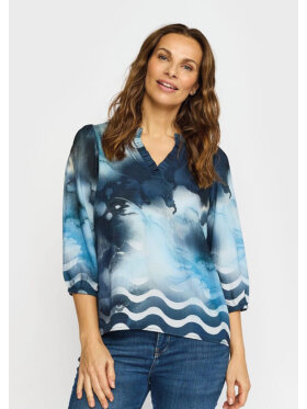 2-Biz - 2-Biz bluse - blå mix