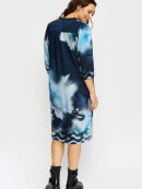 2-Biz kjole - blå mix - Mellemlange kjoler - 2-Biz