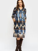 2-Biz kjole - blå mix - Mellemlange kjoler - 2-Biz