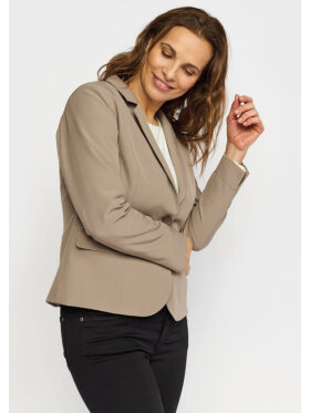 2-Biz Blazer - mørk sand - Blazer til kvinder - 2-Biz 2-Biz Blazer - mørk sand - Blazer til kvinder - 2-Biz