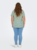 ONLY CarmaKoma - Only Carmakoma bluse - grøn/off ONLY CarmaKoma - Only Carmakoma bluse - grøn/off