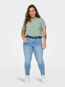 ONLY CarmaKoma - Only Carmakoma bluse - grøn/off ONLY CarmaKoma - Only Carmakoma bluse - grøn/off