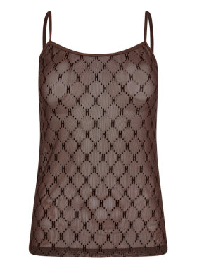 Hype The Detail Top - brun - Toppe til dame - Sommertoppe mm. - Hype The Detail 