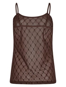 Hype The Detail Top - brun - Toppe til dame - Sommertoppe mm. - Hype The Detail 