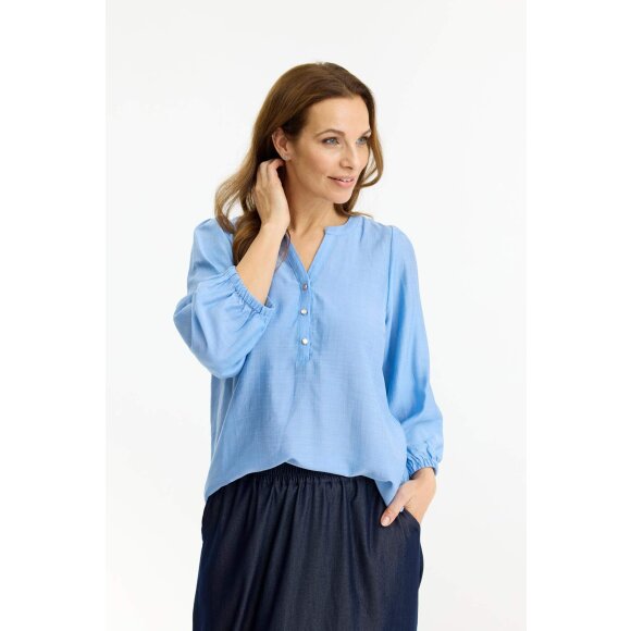 In Front Bluse - Lyseblå - Dame - Bluser - IN FRONT