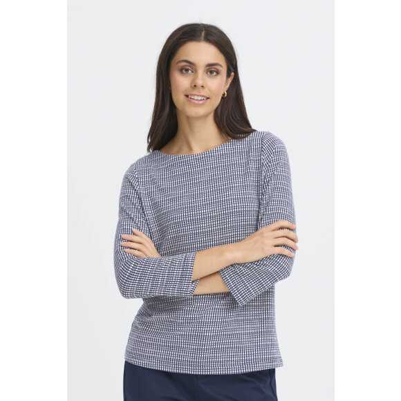 FRANSA - Fransa Bluse - off/navy FRANSA - Fransa Bluse - off/navy