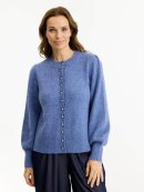 In Front Cardigan - blå - Lækre striktrøjer til kvinder - IN FRONT