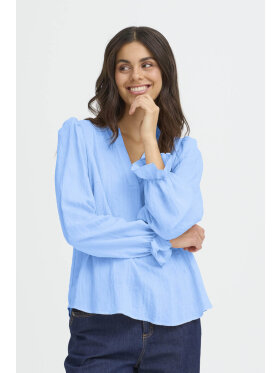 FRANSA - Fransa Bluse - lysblå FRANSA - Fransa Bluse - lysblå