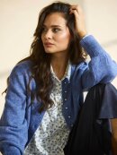 In Front Cardigan - blå - Lækre striktrøjer til kvinder - IN FRONT