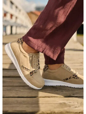 New Feet - New feet sneakers - sand/leo