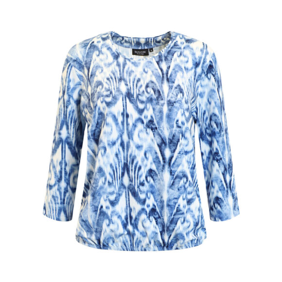 Signature Bluse - lyseblå - Dame - Bluser - Signature