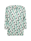 Soyaconcept  - Soyaconcept Bluse - Grøn/Grå