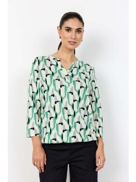 Soyaconcept - Soyaconcept Bluse - Grøn/Grå Soyaconcept - Soyaconcept Bluse - Grøn/Grå
