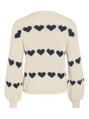 Vila Strik - off/hjerte  - Lækre striktrøjer til kvinder - VILA