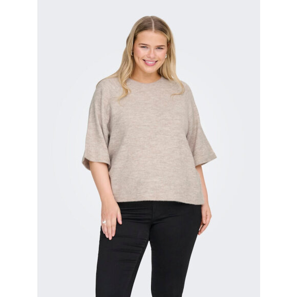 Only Carmakoma strik - Overdele til Plus size - ONLY CarmaKoma