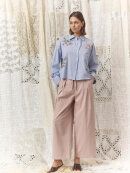 Love & Divine Skjorte - Stribet/brodering  - Skjorter til kvinder - love & divine