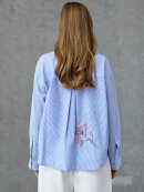 Love & Divine Skjorte - Stribet/brodering  - Skjorter til kvinder - love & divine