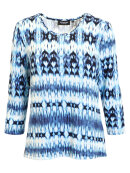 Signature Bluse - Blå Mønstret - Dame - Bluser - Signature Signature Bluse - Blå Mønstret - Dame - Bluser - Signature