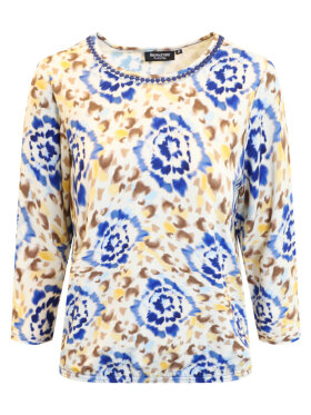 Signature Bluse - Blå/brun/Beige - Dame - Bluser - Signature Signature Bluse - Blå/brun/Beige - Dame - Bluser - Signature